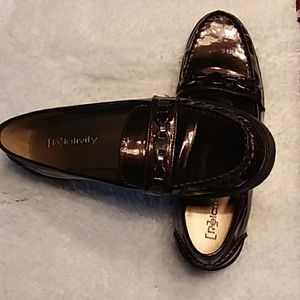 Women's Bronze Metallic Loafers